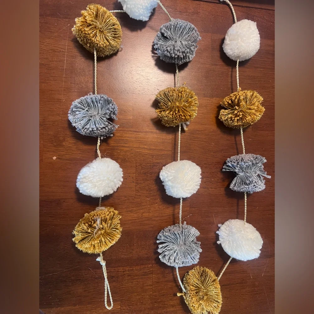 Target Gold and Gray Holiday Garland